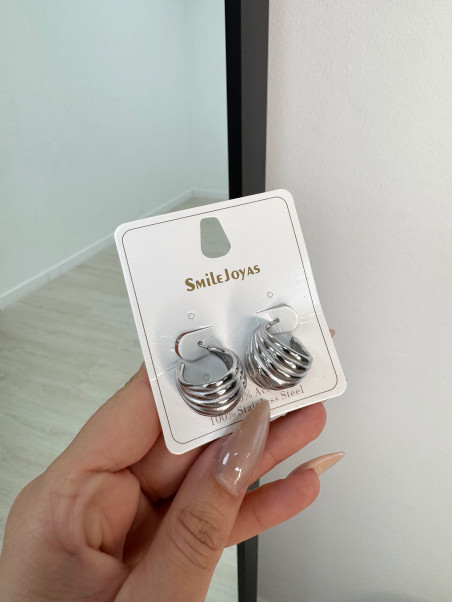 PENDIENTES MULTIPLE PLATA